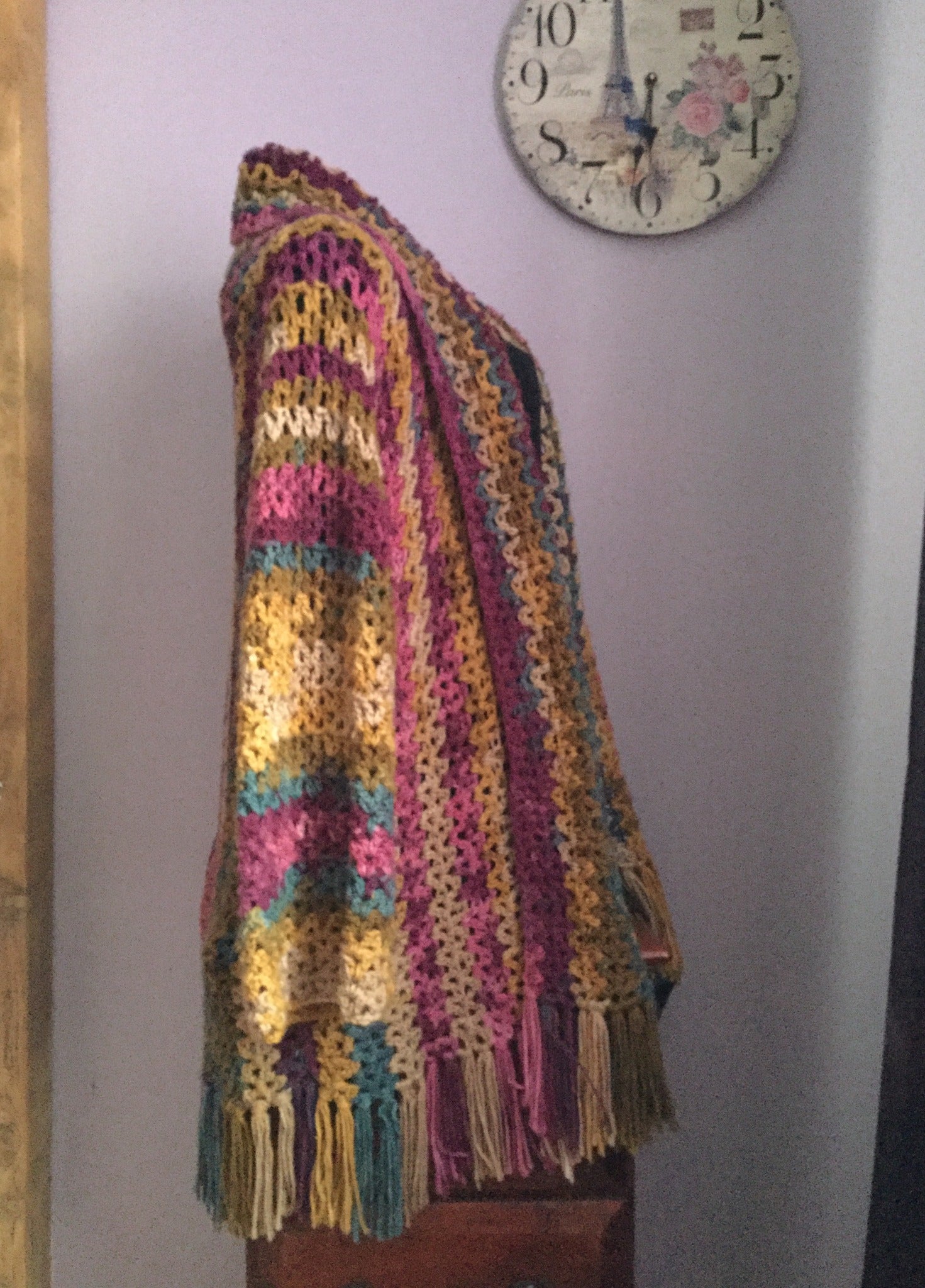 Cardigan multicolor  flecos
