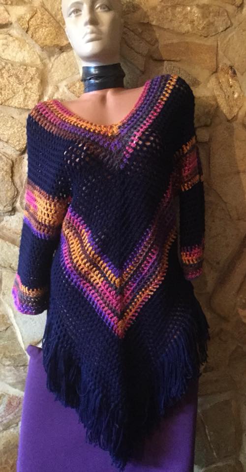 pullover/tunica boho-cowboy style