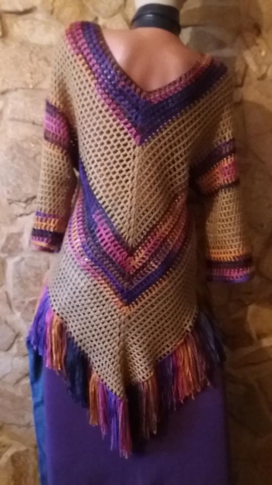Pulover/tunica boho-cowboy style