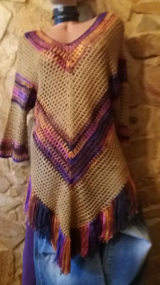 Pulover/tunica boho-cowboy style